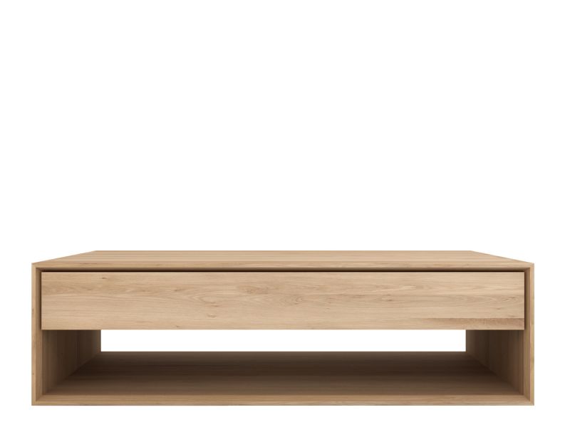 Nordic oak coffee table, 1 drawer Ethnicraft